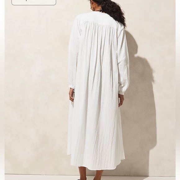 J crew white Airy gauze tunic dress - Picture 4 of 6